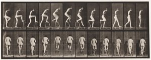 Plaka 180. Sandalyeye Basmak ve Üzerine Basmak by Eadweard Muybridge