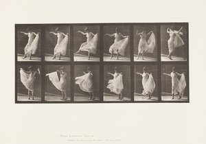 Plaka 189.Dans (fantezi) by Eadweard Muybridge