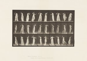 Plaka 194.Dans, 1885 by Eadweard Muybridge