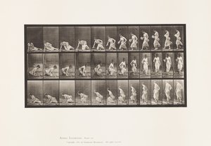 Plaka 248. Yere Oturarak by Eadweard Muybridge