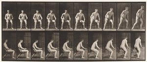 Plaka 249. Sandalyeden Yükselen by Eadweard Muybridge