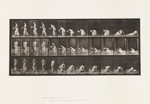 Levha 271. Sol Elinde Kağıtla Yerden Kalkış by Eadweard Muybridge