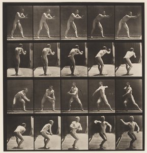 Plaka 282.Beyzbol; Yakalayıp Fırlatma, 1885 by Eadweard Muybridge