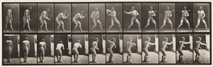 Plaka 285. Beyzbol topu; Yakalamak ve Fırlatmak by Eadweard Muybridge