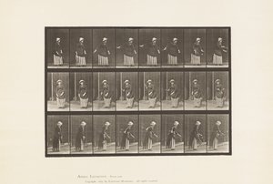 Plaka 296. Çim Tenisi by Eadweard Muybridge