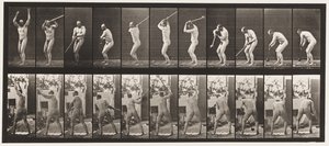 Plaka 308. Çekiç Fırlatma, 1885 by Eadweard Muybridge