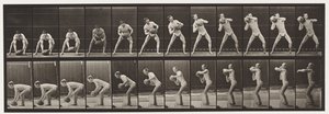 Levha 318. 75-lb Kaya Kaldırma, 1872-1885 by Eadweard Muybridge