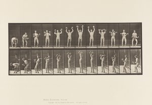 Plaka 322. Dambıl Kaldıran Adam by Eadweard Muybridge