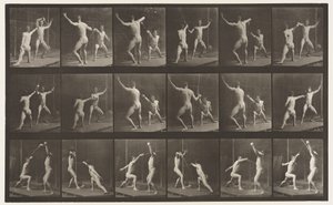 Plaka 350. Eskrim by Eadweard Muybridge