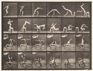 Plaka 364. Adamın Sırtındaki El Yayı by Eadweard Muybridge