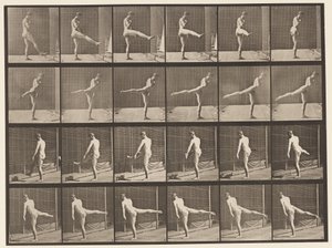 Plaka 370. İlk Bale Hareketi by Eadweard Muybridge