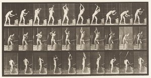 Levha 378. Demirci, Örs Üzerinde Çekiç, İki El by Eadweard Muybridge