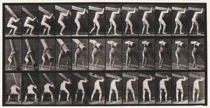 Plaka 383. Omuzda Bir Kütüğü Kaldırma by Eadweard Muybridge