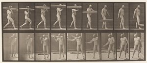 Plaka 384. Omuzda Bir Kütüğü Kaldırma by Eadweard Muybridge
