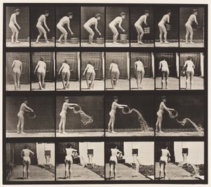 Plaka 401. Kova Suyu Boşaltma by Eadweard Muybridge