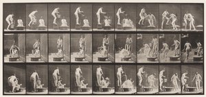 Plaka 408. İki Model by Eadweard Muybridge