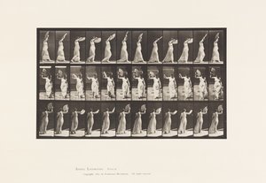 Plaka 41. Hayranla Yürümek, Flört Etmek by Eadweard Muybridge