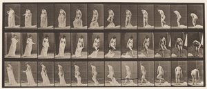 Plaka 430. Tuvalet; Giysilerin Çıkarılması, 1872-1885 by Eadweard Muybridge
