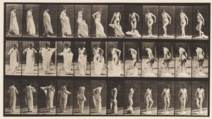 Plaka 431. Tuvalet; Giysileri Çıkarmak by Eadweard Muybridge