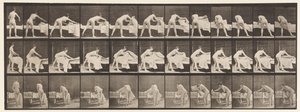 Levha 436. Yatak Yapmak by Eadweard Muybridge