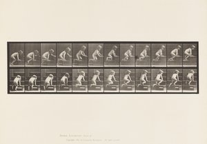 Levha 472.Çocuk, Üst Katta Emekleyen, 1885 (kağıt üzerinde kolotip) by Eadweard Muybridge