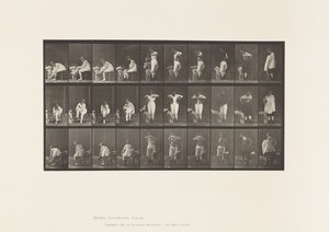 Plaka 494. Tuvaletin Çeşitli Evreleri by Eadweard Muybridge