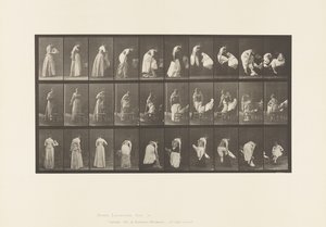 Levha 497. Tuvaletin Çeşitli Evreleri, 1885 by Eadweard Muybridge