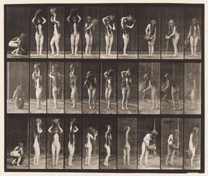 Plaka 500. Su Kavanozu ile Çeşitli Hareketler by Eadweard Muybridge