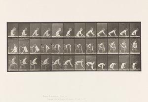 Plaka 538. Uylukların Çift Amputasyonu; Oğlan; A, İlerlemek by Eadweard Muybridge