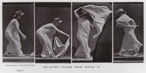Hareket Halindeki İnsan Figürü: 61. seriden seçilmiş evreler by Eadweard Muybridge