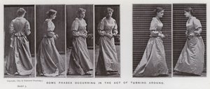 Hareket Halindeki İnsan Figürü: Dönme hareketinde meydana gelen bazı evreler (s/b fotoğraf) by Eadweard Muybridge
