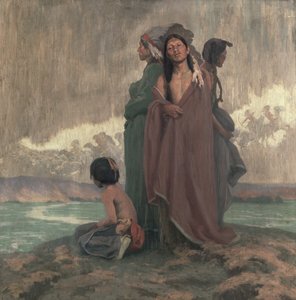 Geçmişe Dair Bir Vizyon by Eanger Irving Couse