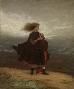 Arkamda Bıraktığım Kız, ca. 1872. by Eastman Johnson