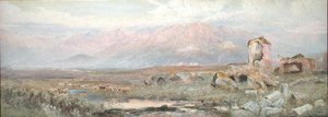 Campagna, Roma yakınlarında by Ebenezer Wake Cook