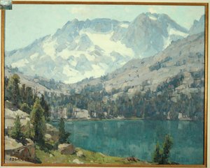 Sierra Gölü (tuval üzerine yağlı boya) by Edgar Alwin Payne