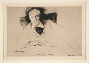 Alfred Stevens by Edgar Chahine