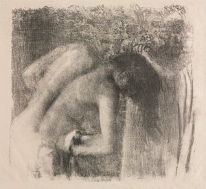 Banyodan Sonra (Büyük Versiyon) by Edgar Degas