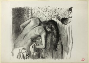 Banyodan Sonra (büyük versiyon) by Edgar Degas