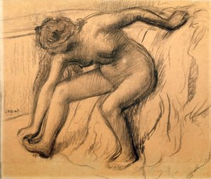 Hamamdan Sonra, 1892. by Edgar Degas