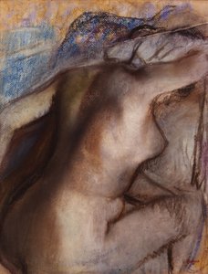 Banyodan Sonra Kadın Kendini Kurutuyor by Edgar Degas