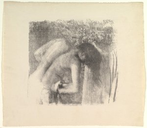 Bath büyük versiyonundan sonra, 1891-92. by Edgar Degas