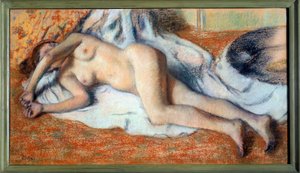 Banyodan veya çıplak uzanmalardan sonra Edgar Degas