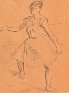Bir barda duran balerin by Edgar Degas
