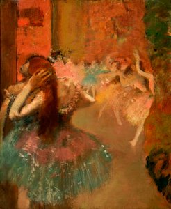bale sahnesi by Edgar Degas
