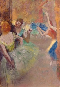 Bale Sahnesi; Bale sahnesi, 1885 dolayları by Edgar Degas