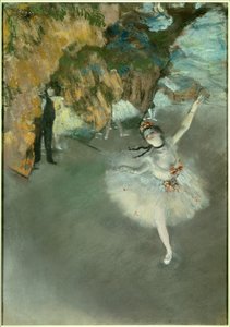 Bale ya da Yıldız ya da Dansçı sahnede by Edgar Degas