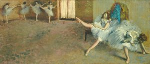 bale öncesi by Edgar Degas