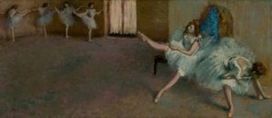 Bale öncesi, 18901892. by Edgar Degas