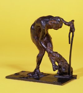 Bükme Dansçısı (bronz) by Edgar Degas
