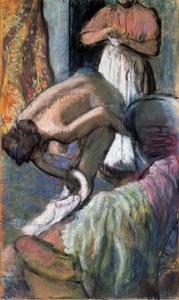 Banyodan Sonra Kahvaltı by Edgar Degas